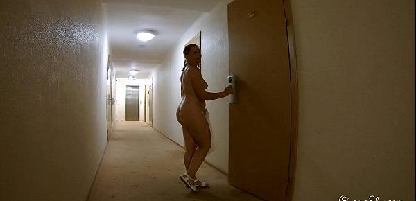  Compilation of three nude dares in hotel